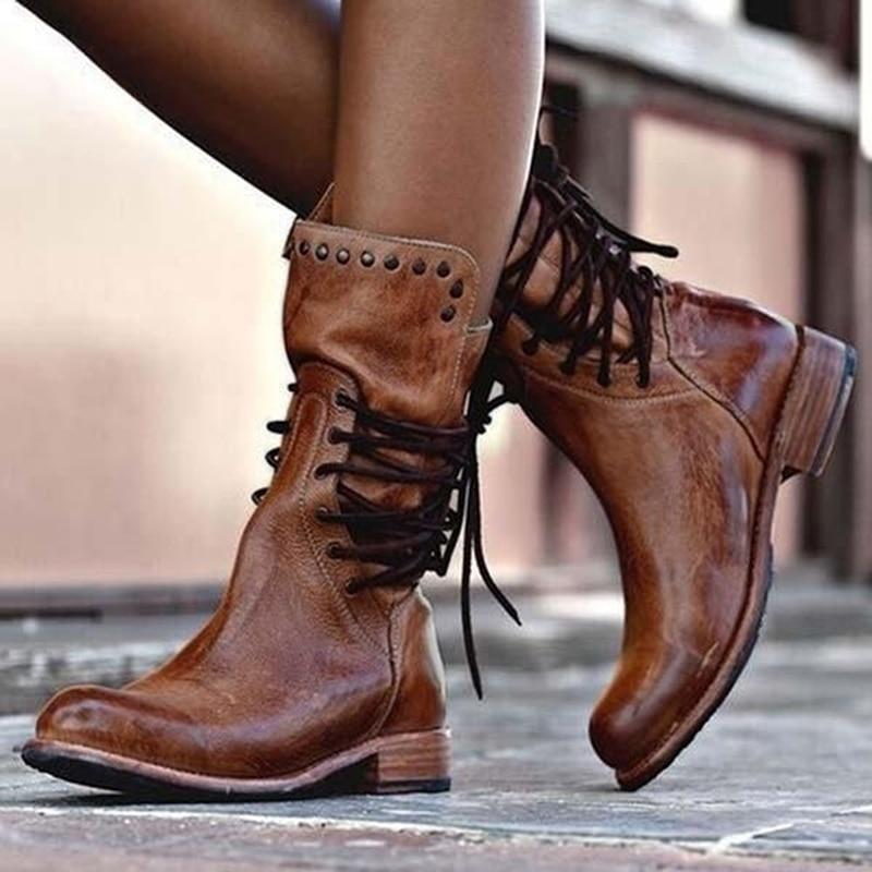 Sarah | Vintage Look Boots