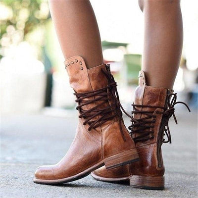 Sarah | Vintage Look Boots