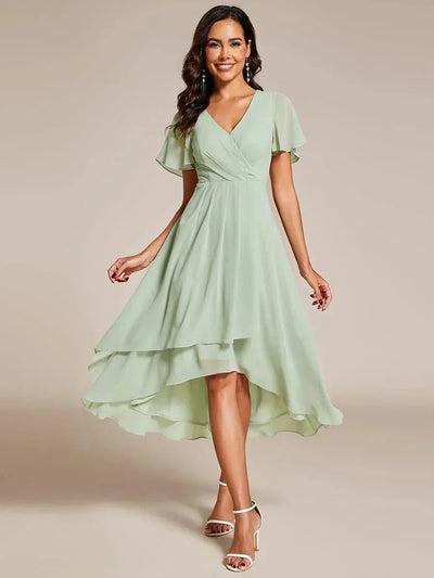 Arah | Ruffled Pleated Dress