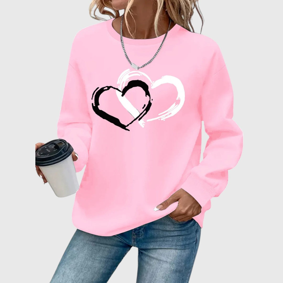 Binda - Elegant Heart Sweater