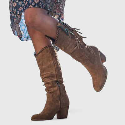 Stella | Vintage Look Western Boots