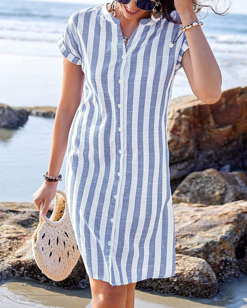 Odette | Chic Stripe Dress
