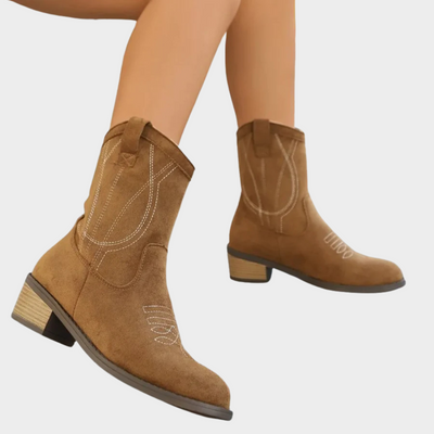 Chandler | Cowboy Style Ankle Boots