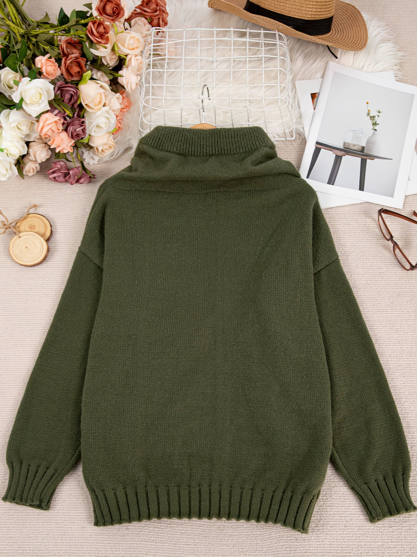 Zelina | Long Sleeve Sweater With Pocket