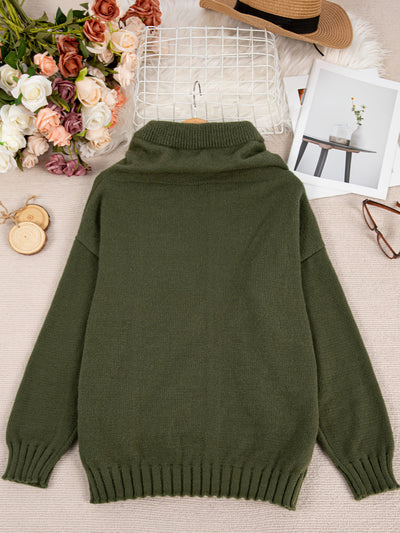 Zelina | Long Sleeve Sweater With Pocket