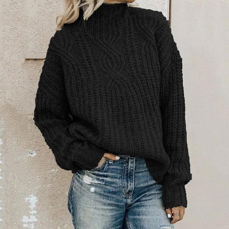 Amelia | Stylish Cable Knit Sweater