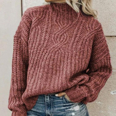 Amelia | Stylish Cable Knit Sweater