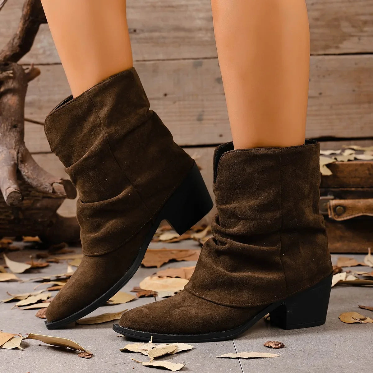 Harper | Vintage Look Suede Boots