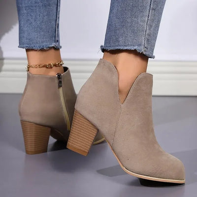 Sophia | Elegant Suede Ankle Boots