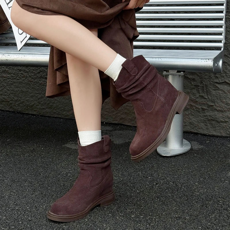 Grace | Warm Suede Boots