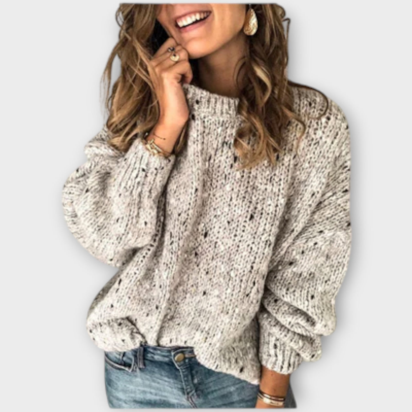 Gina - Cozy Retro Knit Sweater
