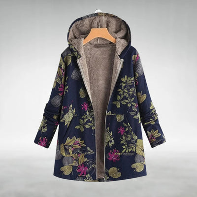 Elena | Stylish Floral Fleece Jacket
