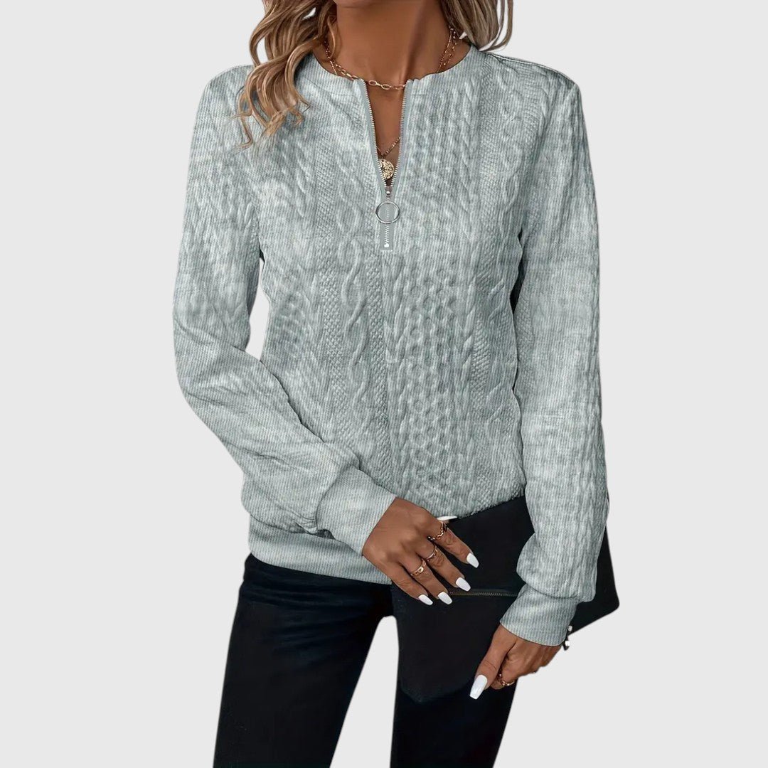 Pauline - Elegant Jumper with Zip