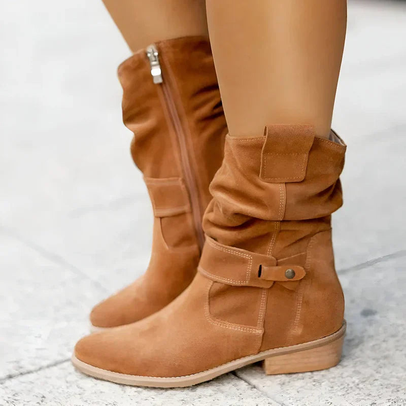 Francince | Low Heel Ankle Boots