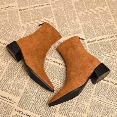 Lucy | Elegant Suede Ankle Boots