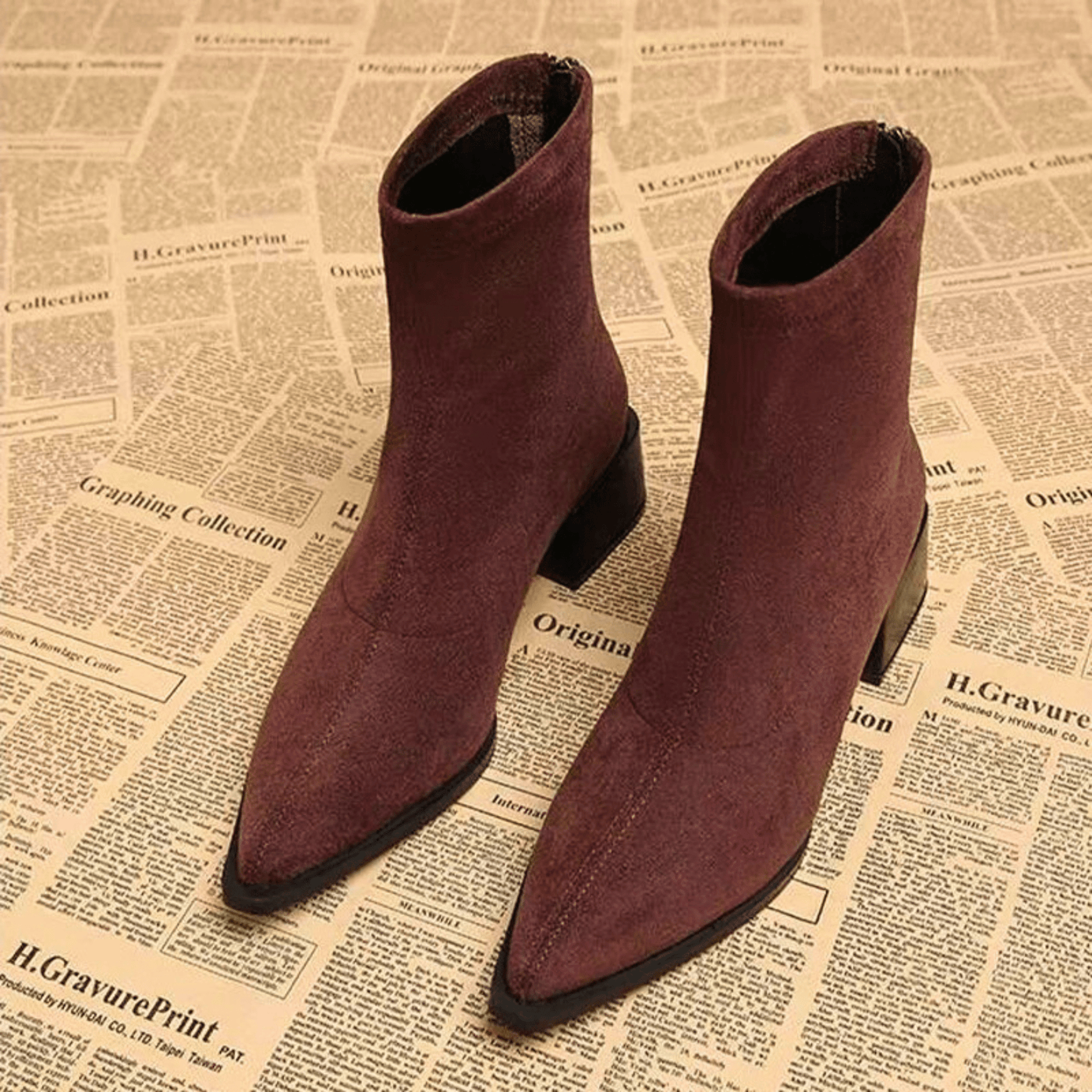 Lucy | Elegant Suede Ankle Boots