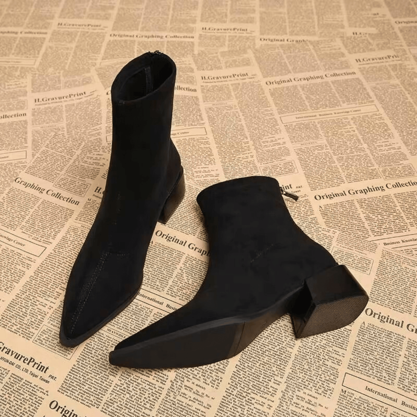 Lucy | Elegant Suede Ankle Boots