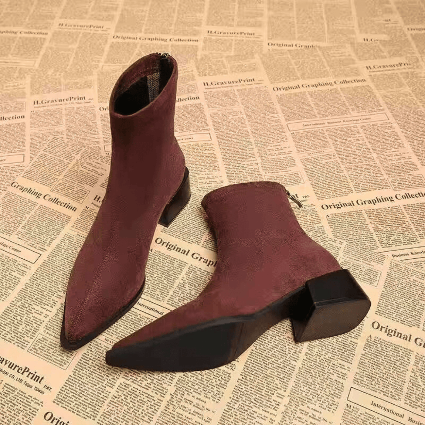 Lucy | Elegant Suede Ankle Boots